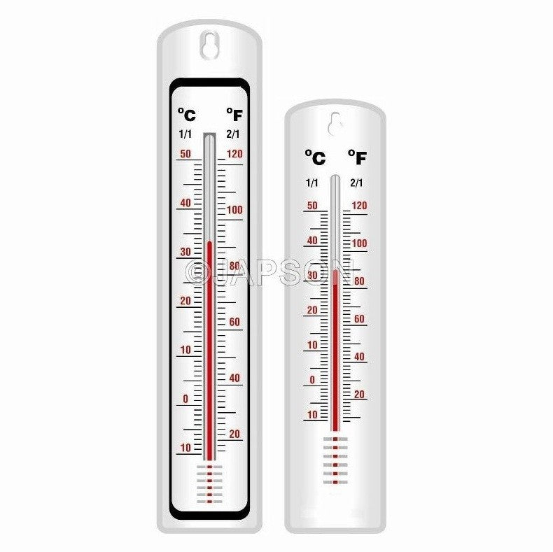 Thermometer, Wall, Plastic Body Thermometer, Wall, Plastic Body